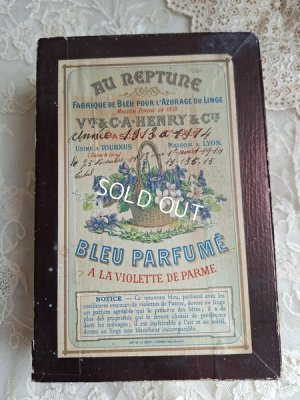 画像10: ナポレオン三世すみれ柄ウッドボックス