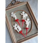 画像: セルロイドケーキトッパーセット