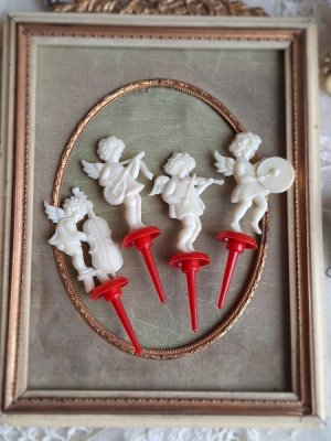 画像2: セルロイドケーキトッパーセット