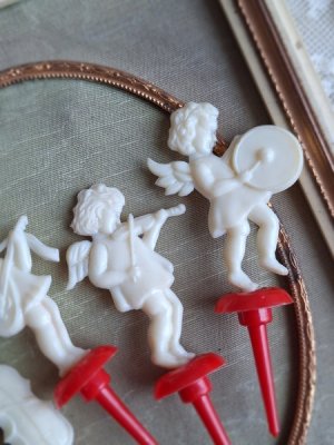 画像4: セルロイドケーキトッパーセット