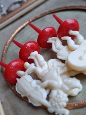 画像9: セルロイドケーキトッパーセット