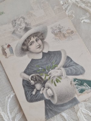 画像14: クリスマスカードセット（ヤドリギ）