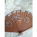 画像: 花かご柄扇子