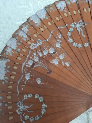 画像3: 花かご柄扇子