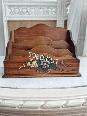 画像8: モシュリンヌすみれとミモザ柄レターホルダー