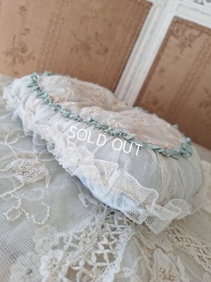 画像7: アンティークレースクッション