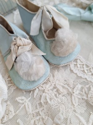 画像2: ブルーベビーシューズ