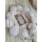 画像: アンティーク布花冠