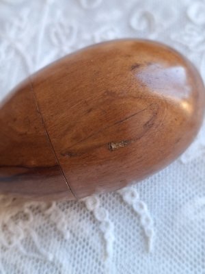 画像10: モシュリンヌすみれ柄ダーニングエッグ