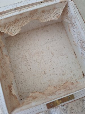 画像16: アンティークミラー付ボックス