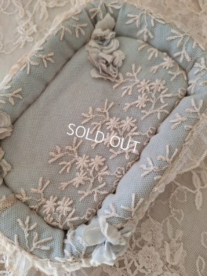 画像2: アンティークレースバスケット