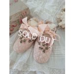 画像: ロココリボンピンクベビーシューズ