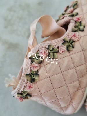 画像2: ロココリボンピンクベビーシューズ