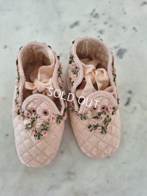 画像8: ロココリボンピンクベビーシューズ
