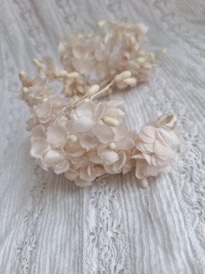 画像8: アンティーク布花冠