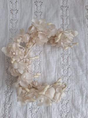 画像7: アンティーク布花冠