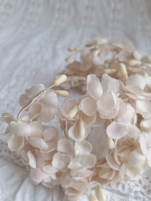 画像12: アンティーク布花冠