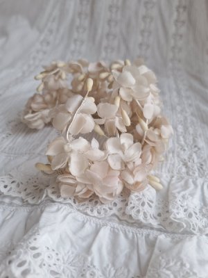 画像11: アンティーク布花冠