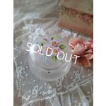 画像: アンティークガラスパウダージャー