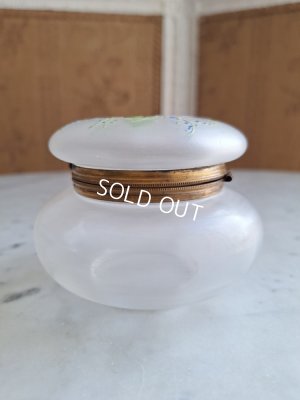 画像10: アンティークガラスパウダージャー