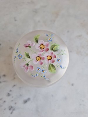 画像8: アンティークガラスパウダージャー