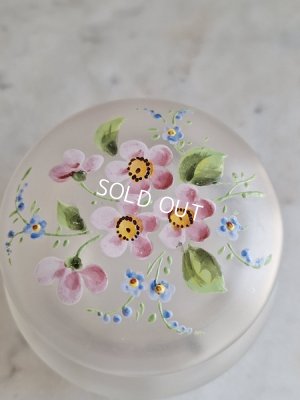 画像2: アンティークガラスパウダージャー