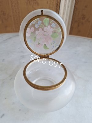 画像3: アンティークガラスパウダージャー