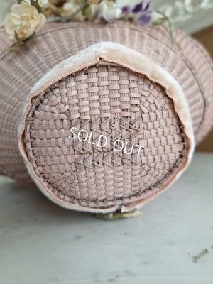 画像7: 布花付ピンクバスケット