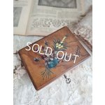 画像: すみれとミモザ柄モシュリンヌボックス