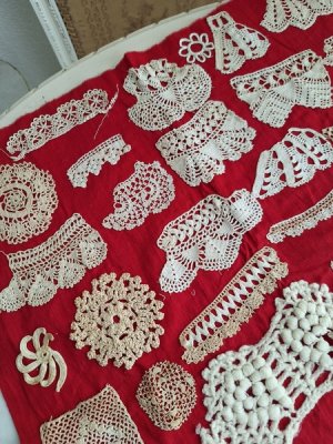 画像3: クロッシェ編み刺繍サンプラー
