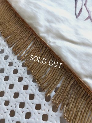 画像11: アンティークローズ柄シルクタペストリー