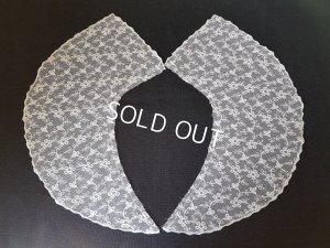 画像5: チュールレース付け襟パーツ