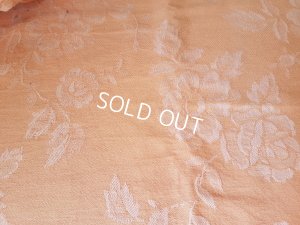 画像7: ローズ柄ティッキングリネン