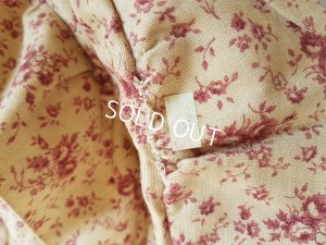 画像12: ローズ柄キルト