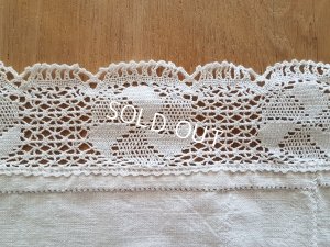 画像9: ハンガリアンリネン花柄刺繍テーブルクロス