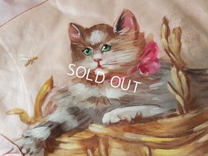 画像2: 猫柄シルクハンキーケース