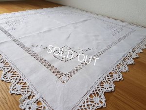 画像5: アンティ―クリネンテーブルクロス