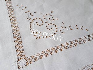 画像2: アンティ―クリネンテーブルクロス