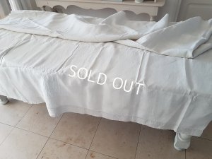 画像10: モノグラムアンティークリネンシーツ