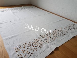 画像4: モノグラムリネンテーブルクロス