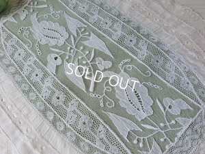 画像4: リボン付きアンティークレースマット