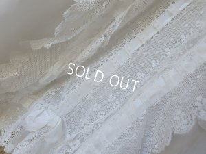 画像2: アンティ―クケープ付き洗礼式ドレス