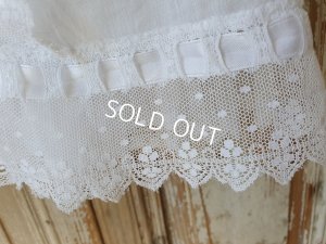 画像3: アンティ―クケープ付き洗礼式ドレス