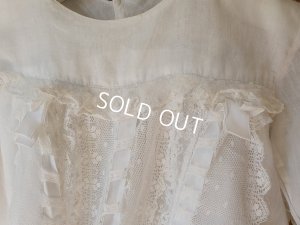 画像5: アンティ―クケープ付き洗礼式ドレス