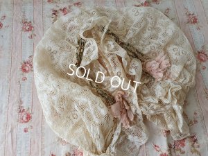 画像11: ロココ装飾レースボンネット