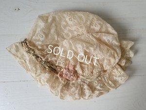 画像8: ロココ装飾レースボンネット