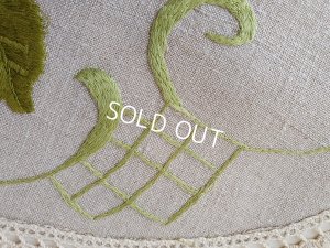 画像5: すみれ刺繍テーブルクロス