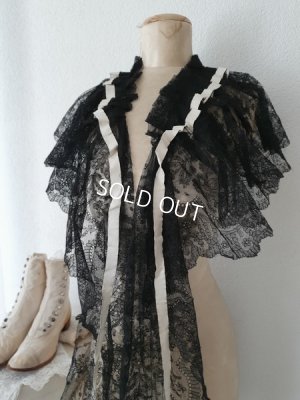 画像6: ヴィクトリアンレースショール