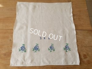 画像6:  ハンガリアン花柄刺繍リネンクロス