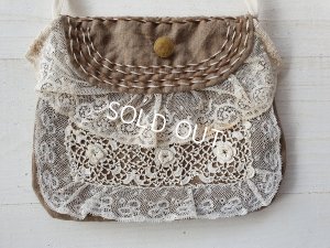 画像2: アンティ―クレース小さなバッグ